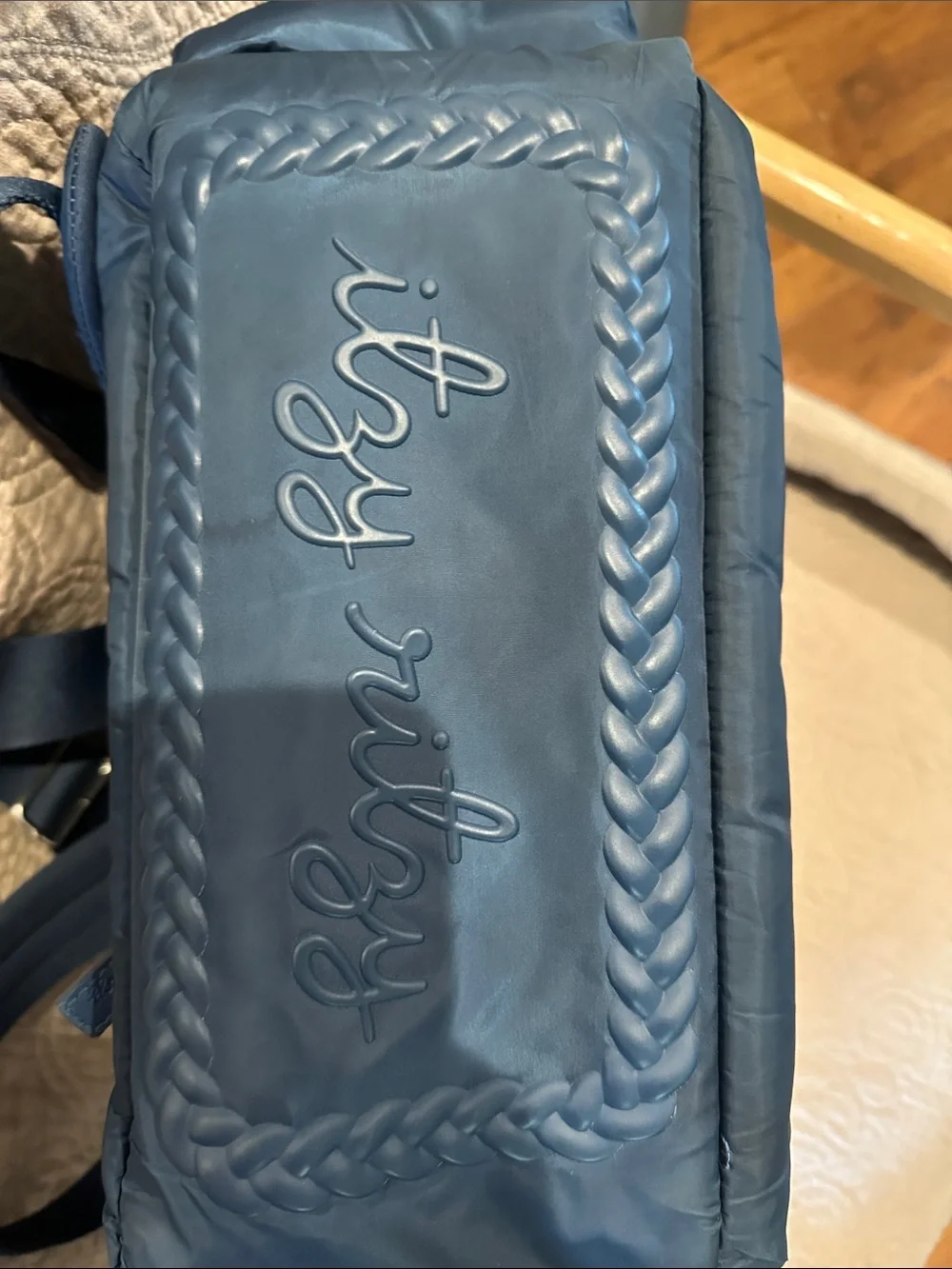 Itzy Ritzy Navy Quilted Diaper Bag Backpack/Shoulder Bag – Excellent Condition
